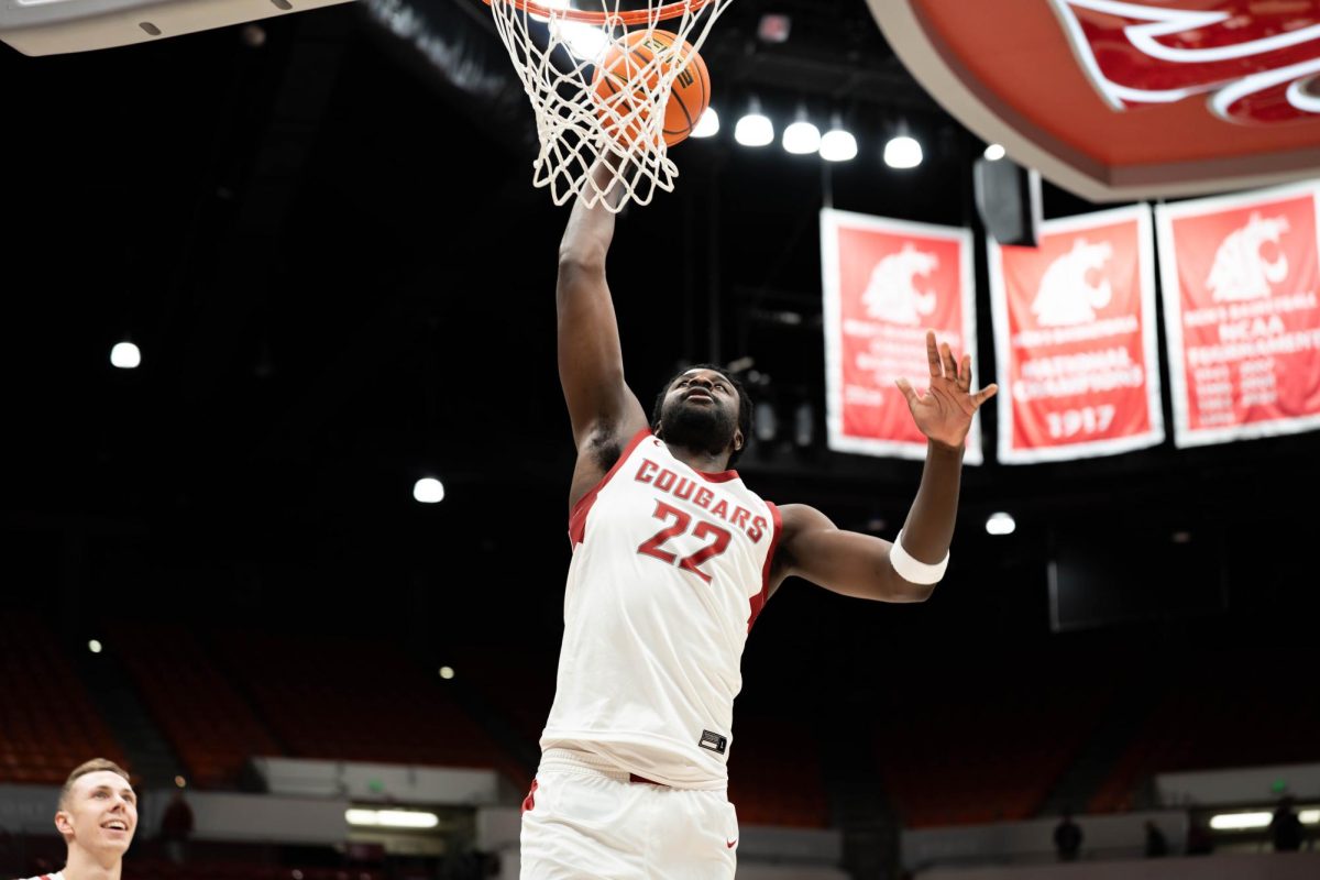 Washington State Forward ND Oakfor takes a shot during the Cougars' win over Southern Utah on Wednesday, Nov. 19 at Beasley Colosseum. 