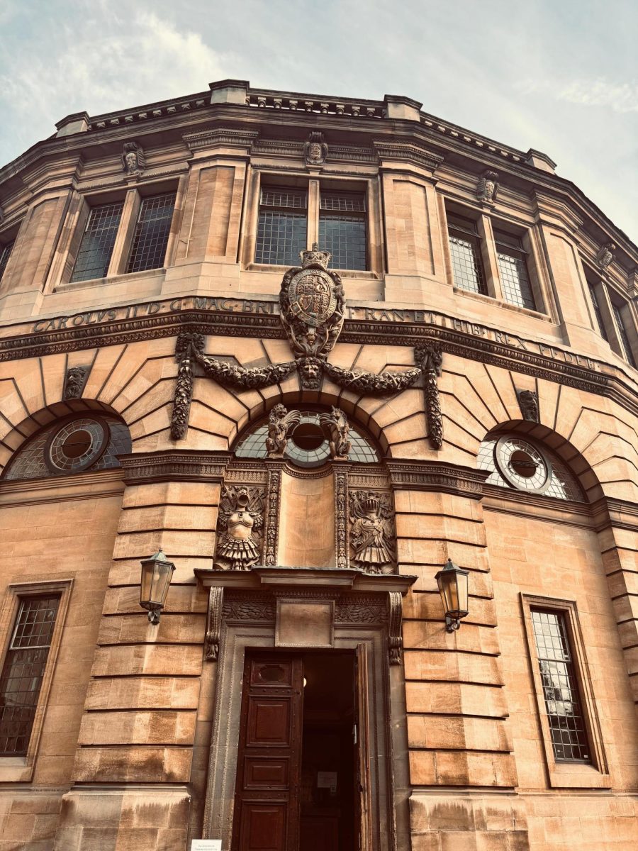 The Sheldonian Theatre in Oxford, UK, summer of 2025.
