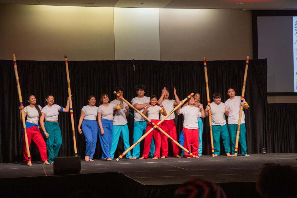 The WSU Filipino American Student Association performing at the APASC Culture Shock event, Feb. 7, 2026.