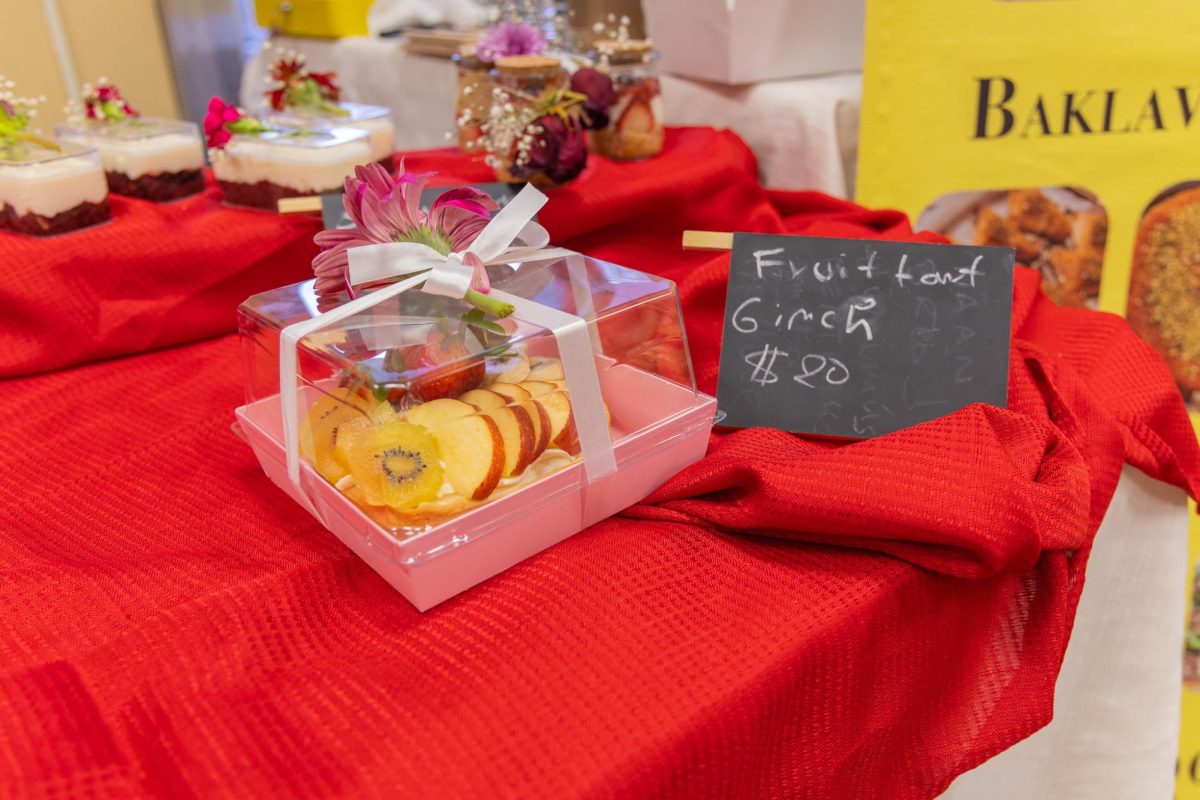 Valentine's Day snacks and decorations inside the Pullman Market on Main during Promote Pullman's Lover's Lane event, Feb. 14, 2026.