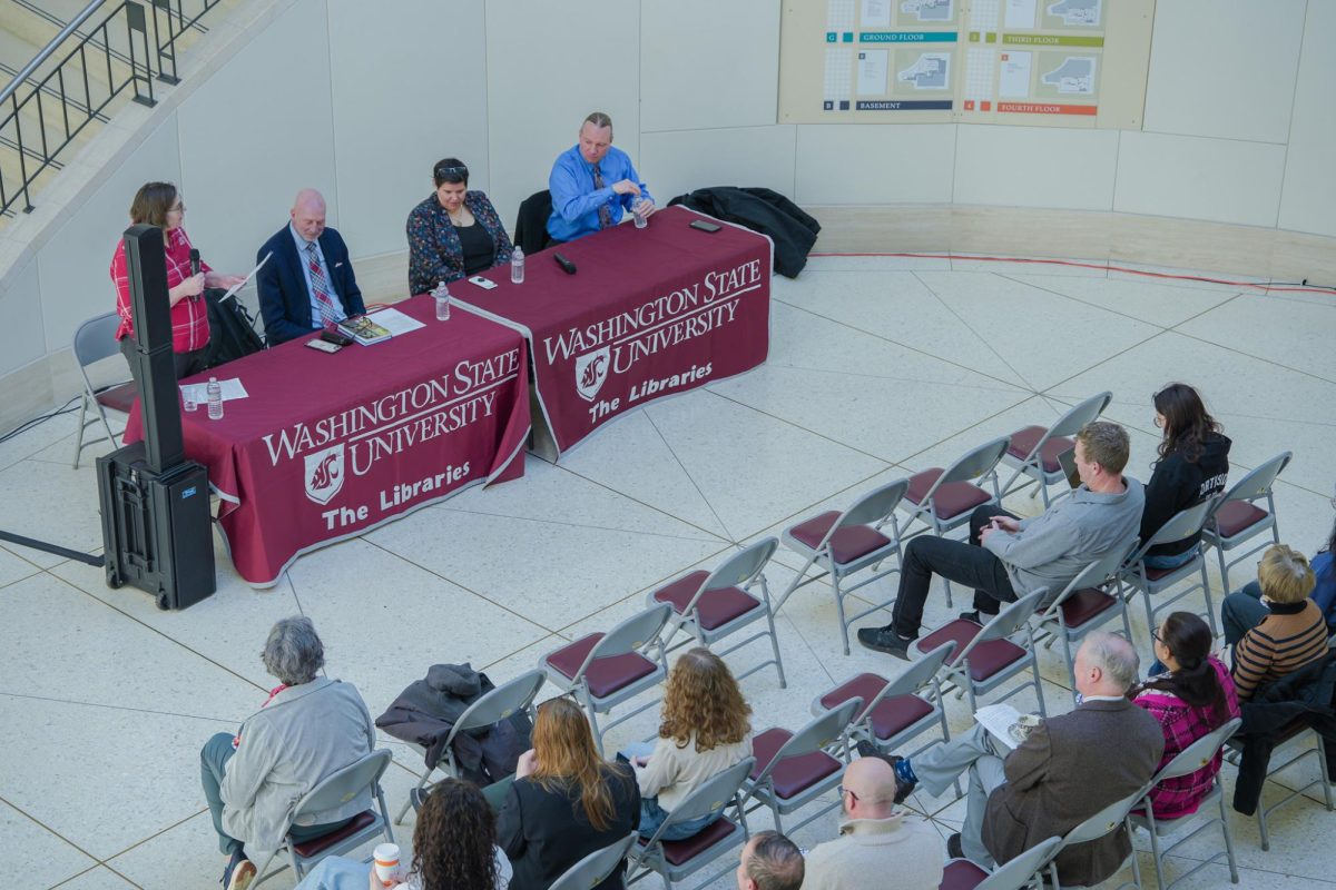 Authors featured at the Crimson Reads celebration in Terrell Library, March 26, 2026.
