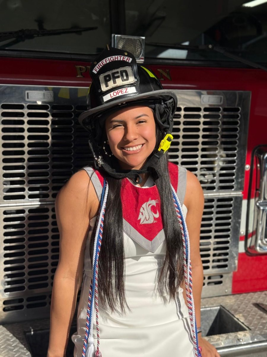 Grad photo of Lopez from May, 2025 when she graduated from nursing school.