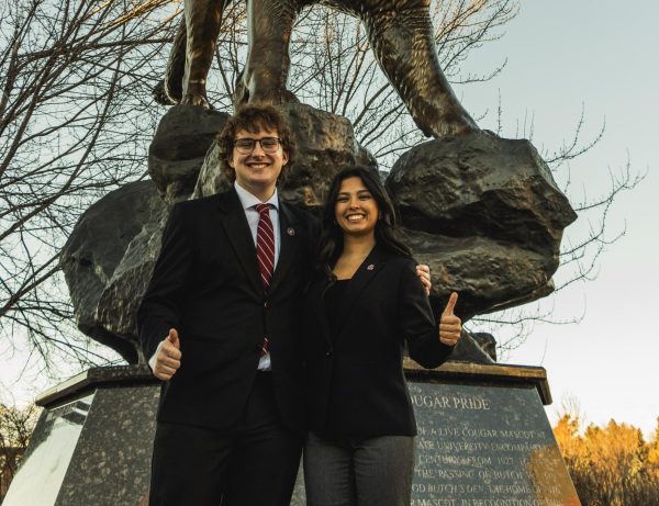 Collin Bannister and Emily Bell are running for ASWSU President and Vice President