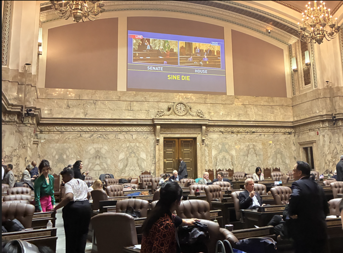 The Washington State Legislature prepares to adjourn Sine Die March 12, 2026. Sine Die translates to without day, signifying the end of a legislative session.