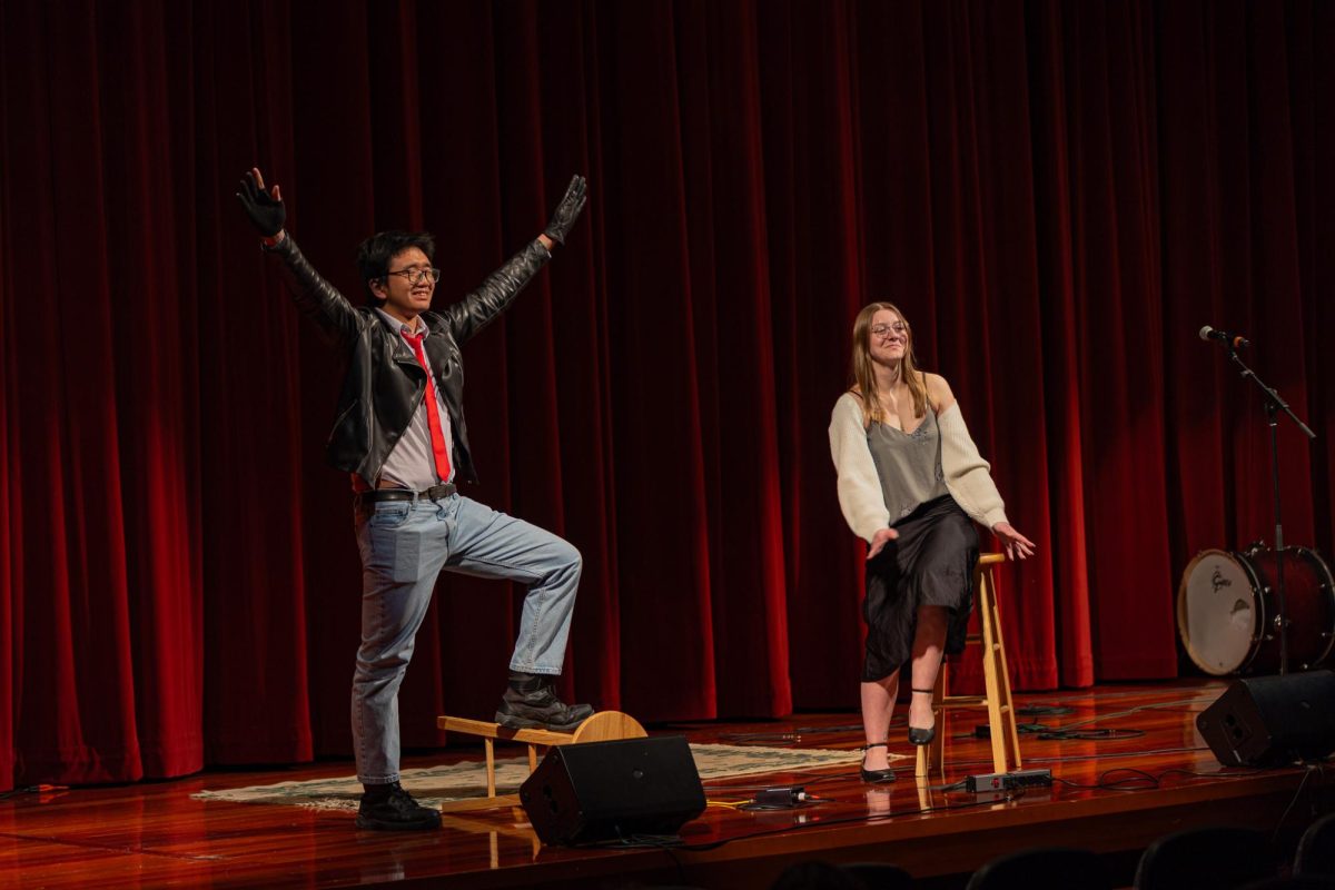 Contestants performing on stage during the fifth annual SEB Talent Show, March 26, 2026.