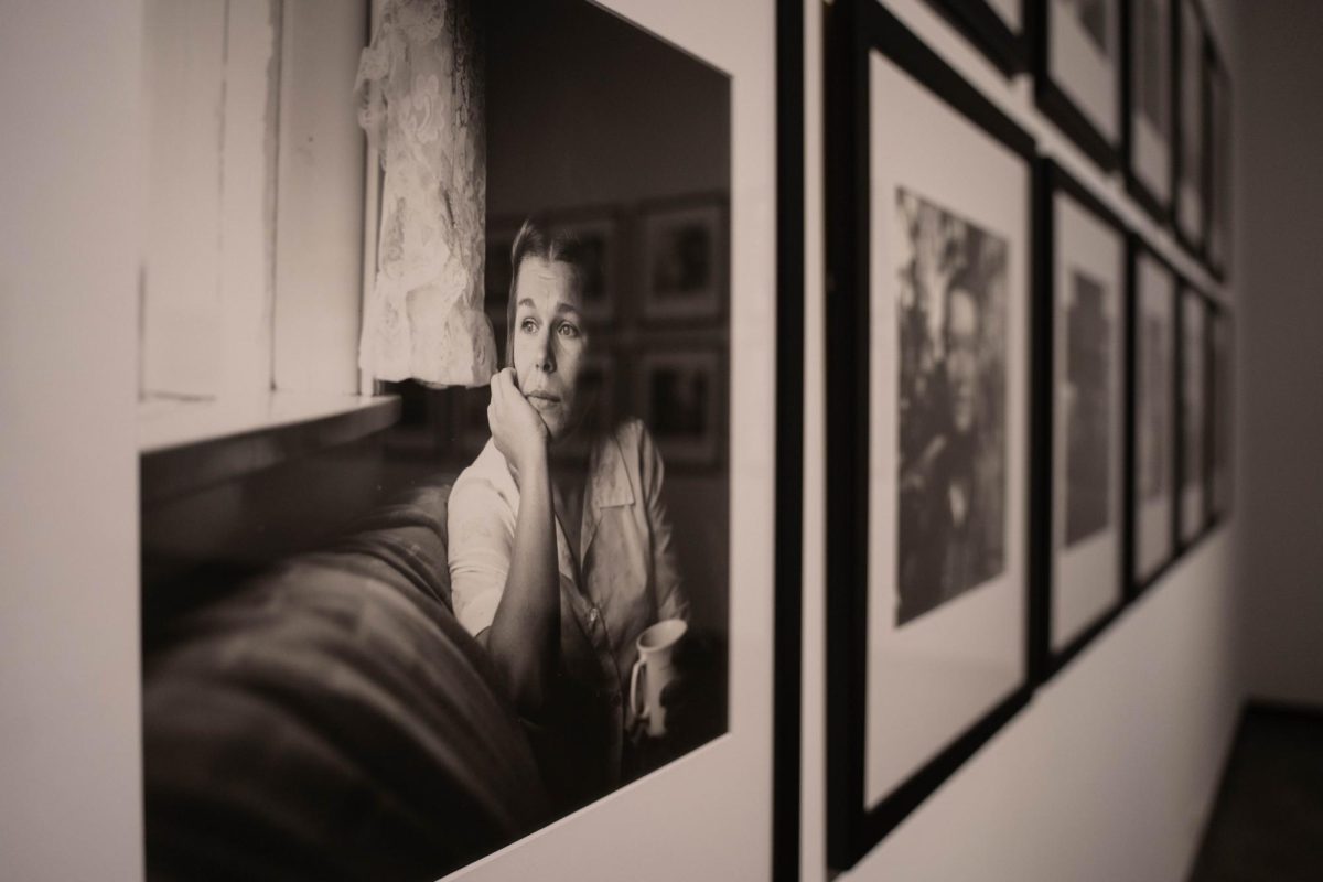 Photographs on display at the Jordan Schnitzer Museum of Art are pictured on March 31. 2026. 