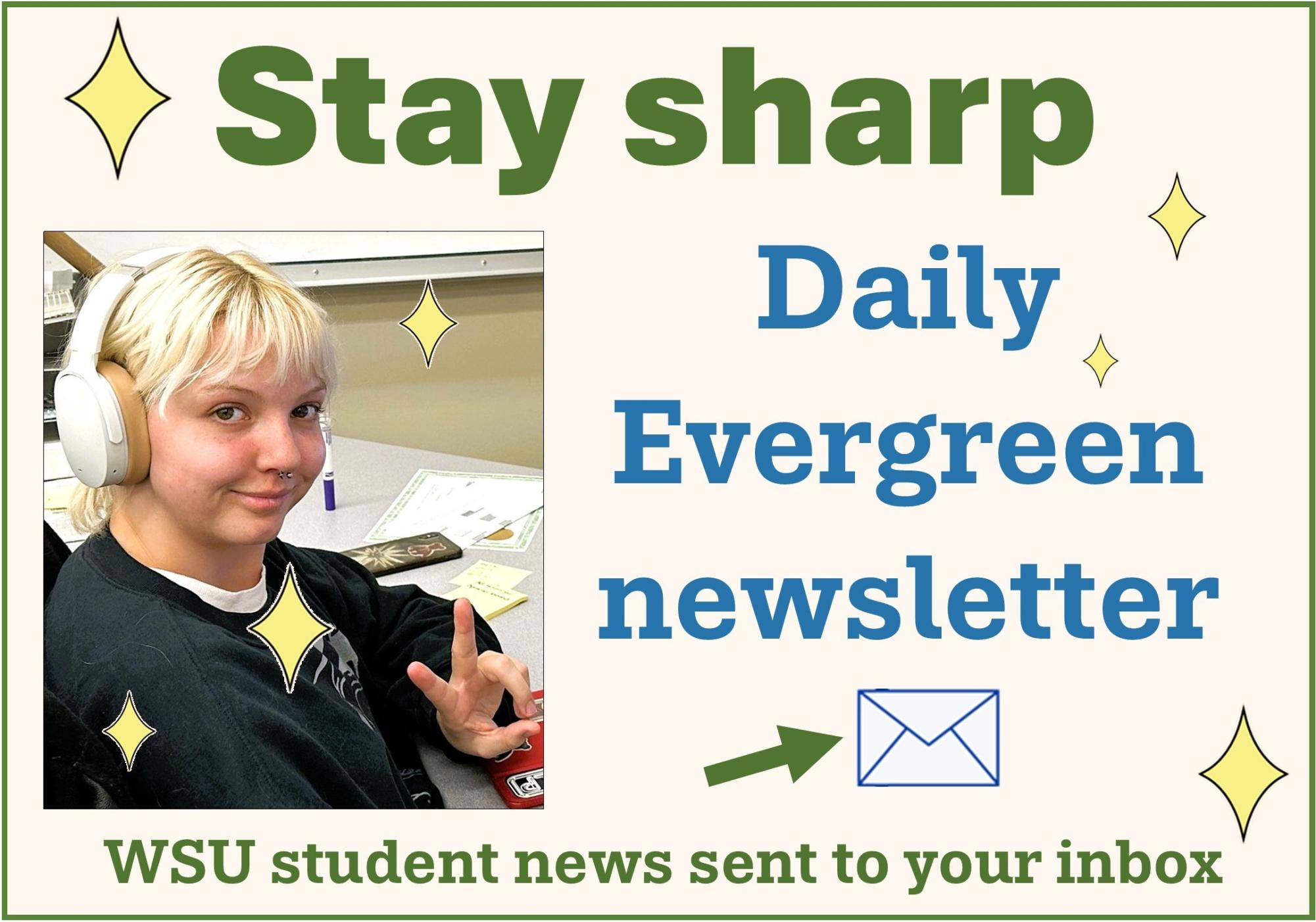 Daily Evergreen newsletter ad